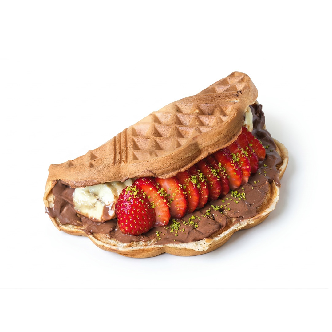 Klasik Meyveli Waffle